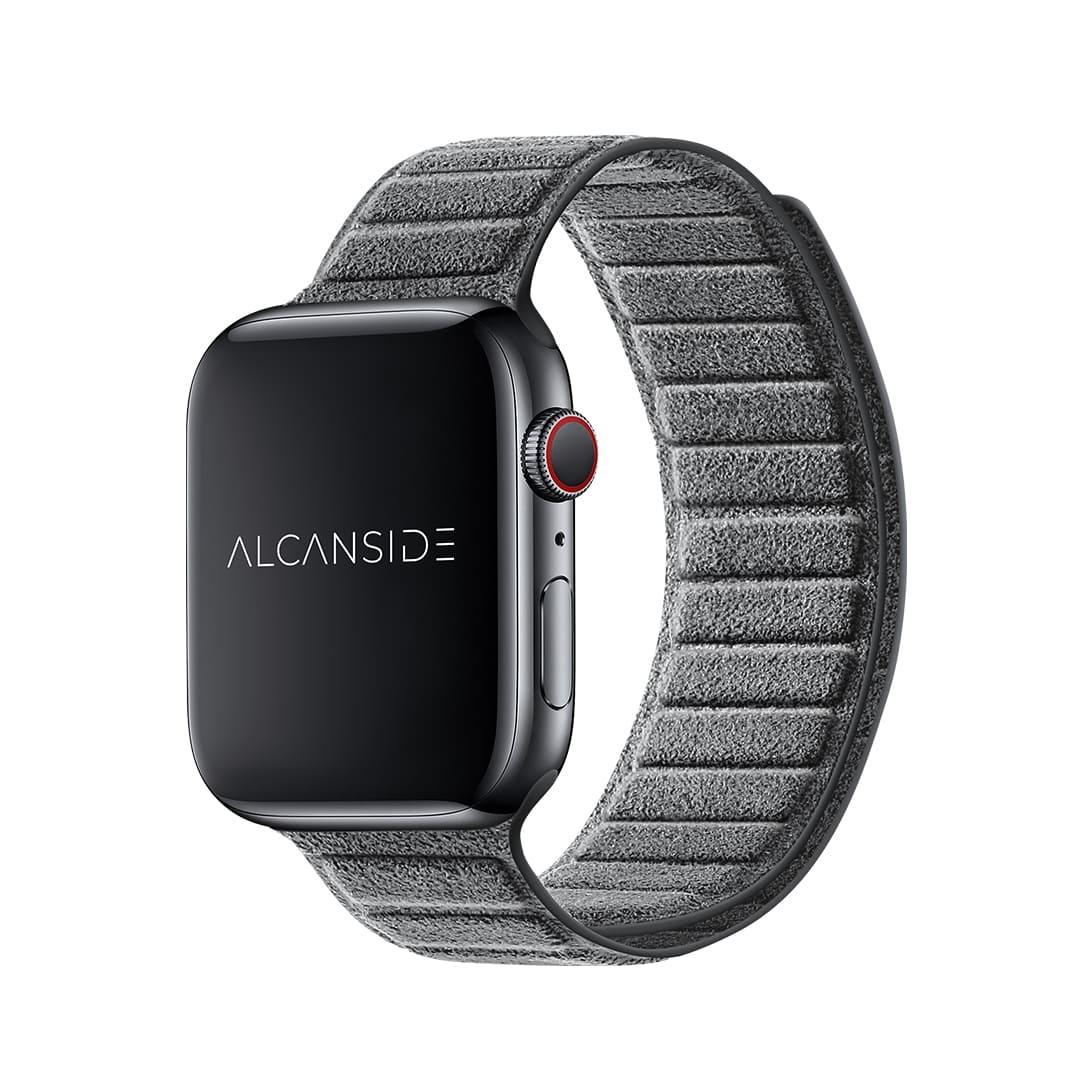 Alcantara Apple Watch Armband - Nardograu - 42/44/45mm & Ultra (49mm)