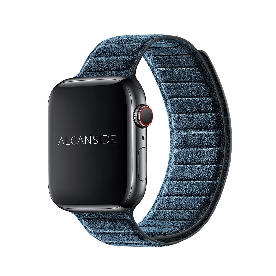 Alcantara Apple Watch Armband – Meerblau – 38/40/41 mm