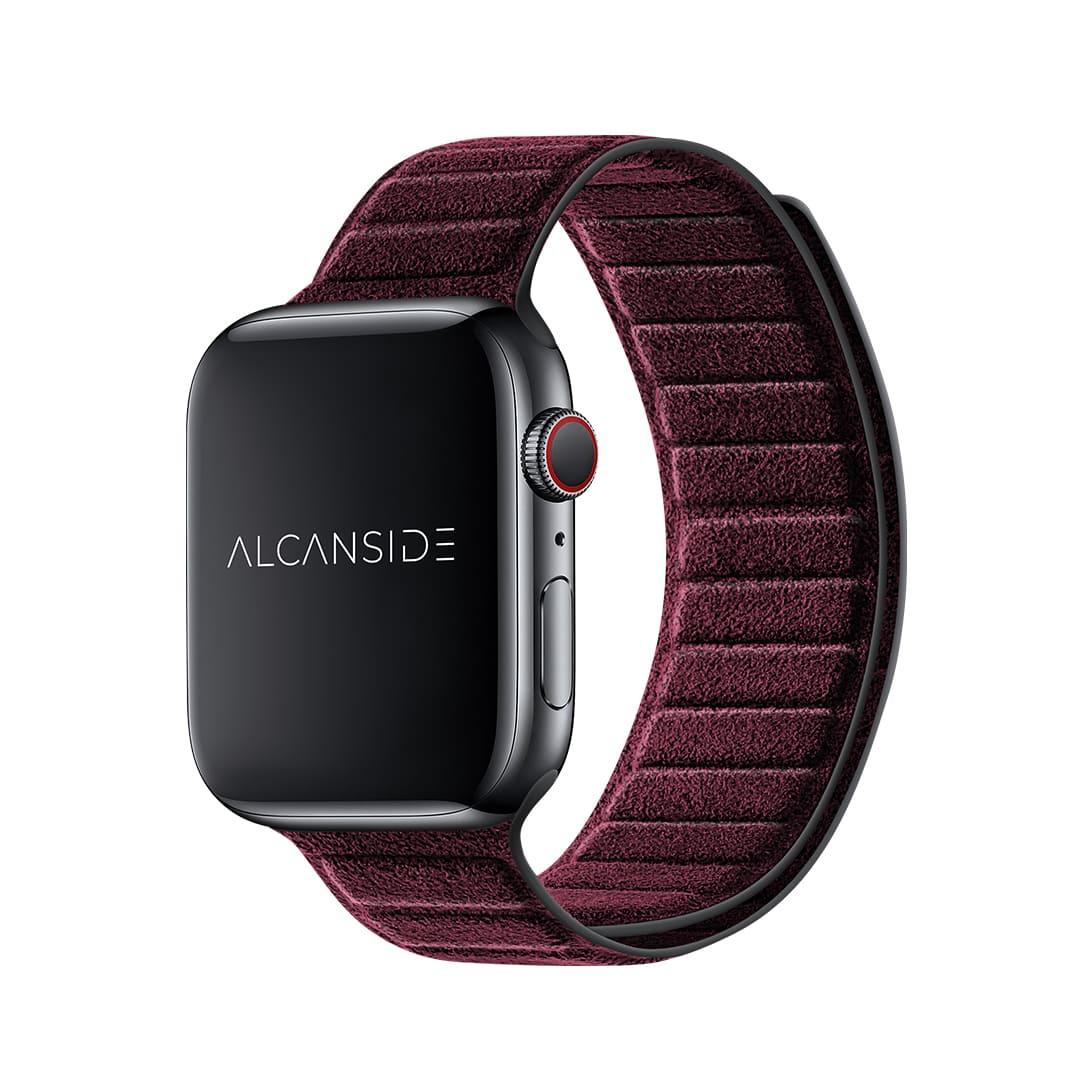 Alcantara Apple Watch Armband - Rot - 42/44/45mm & Ultra (49mm)
