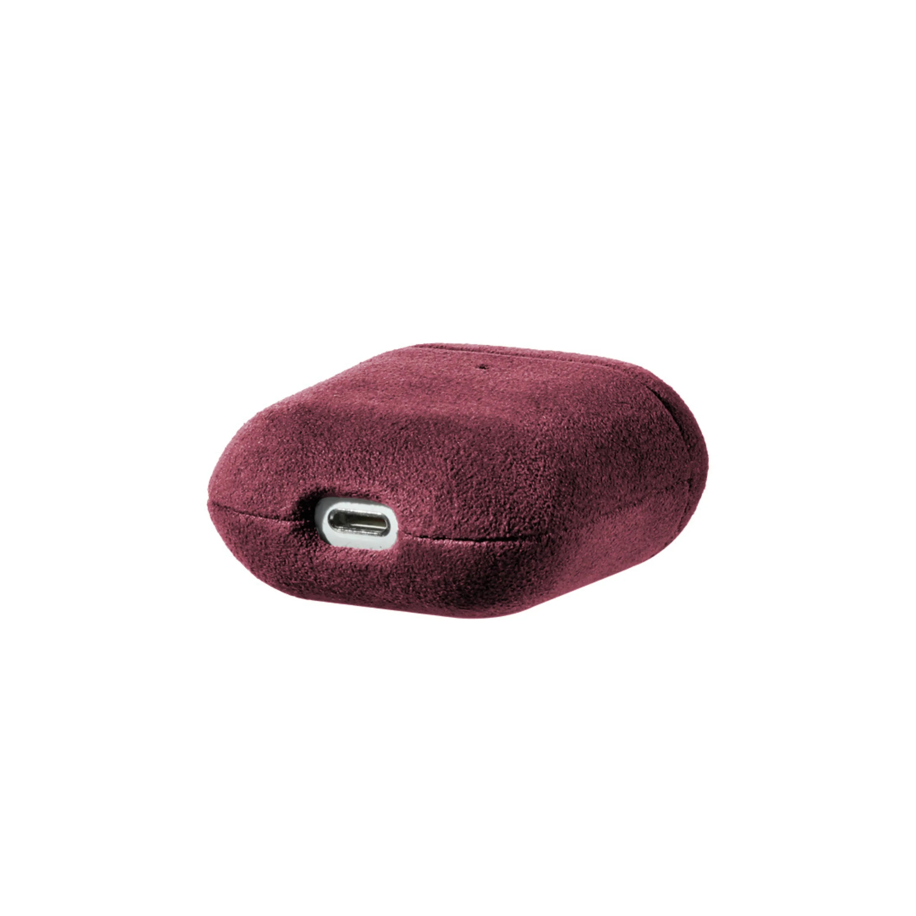 AirPods 1/2 Gen Alcantara Case - Rot