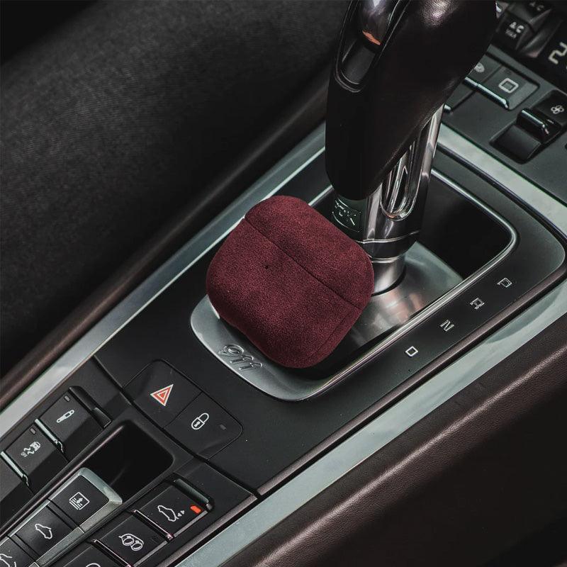 AirPods Pro Alcantara Case - Wine Red - Alcanside