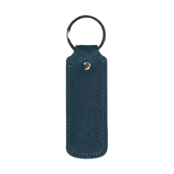 Alcantara Keychain - Navy Blue