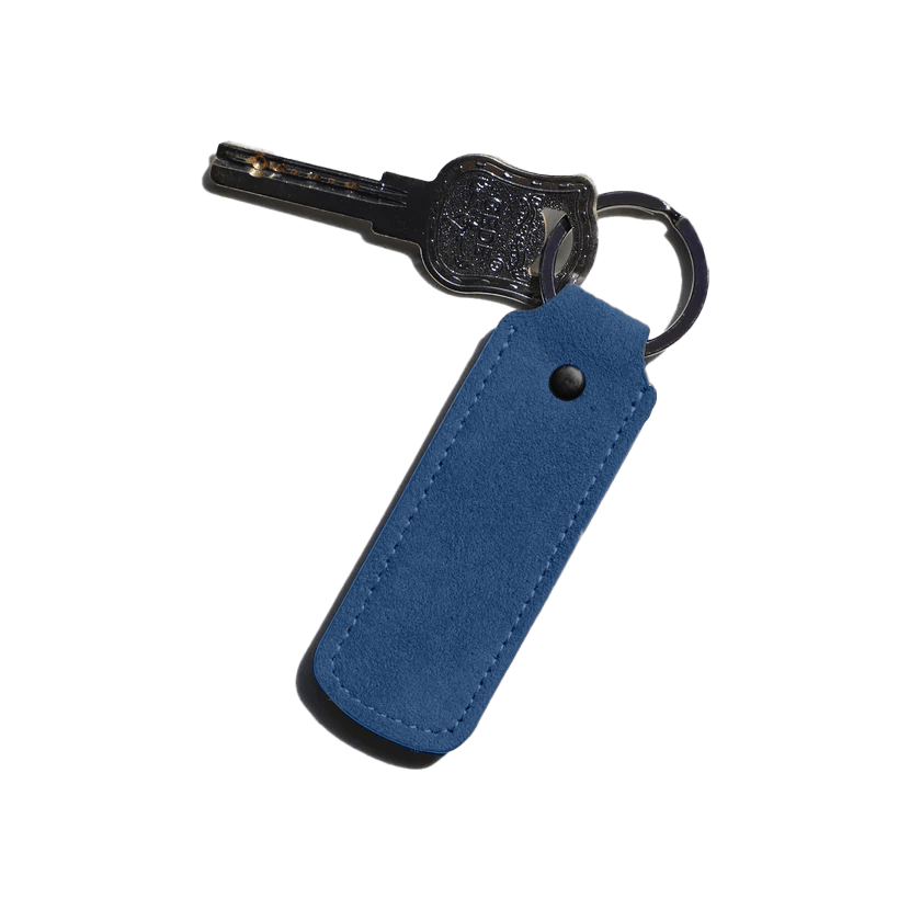 Alcantara Keychain - Ocean Blue - Alcanside