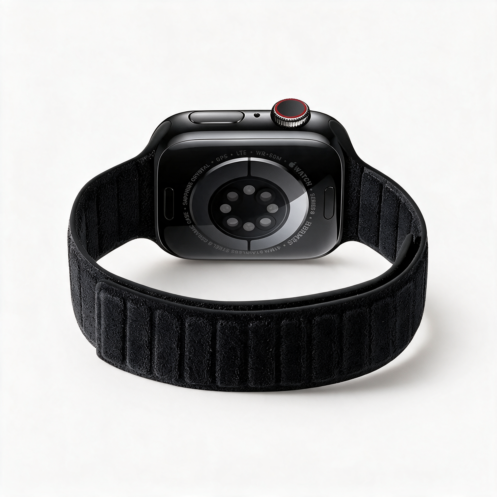 Alcantara Apple Watch Band - Deep Black - 42/44/45/46mm & Ultra (49mm) - Alcanside