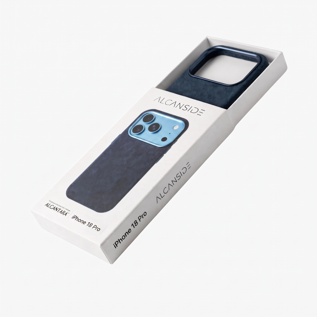 iPhone 18 Pro Max Alcantara case packaging