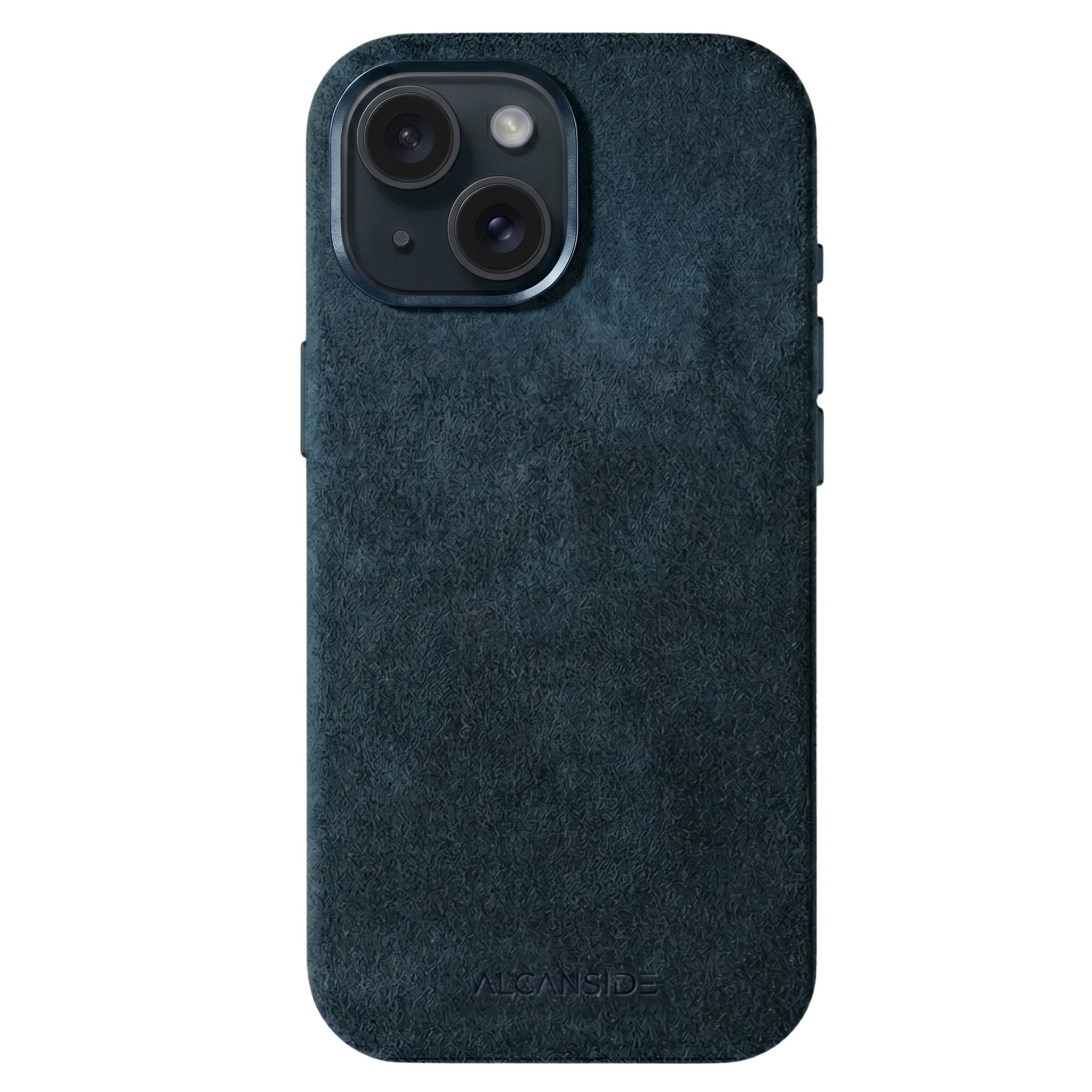 iPhone 16 - Alcantara Case - Navy Blue - Alcanside