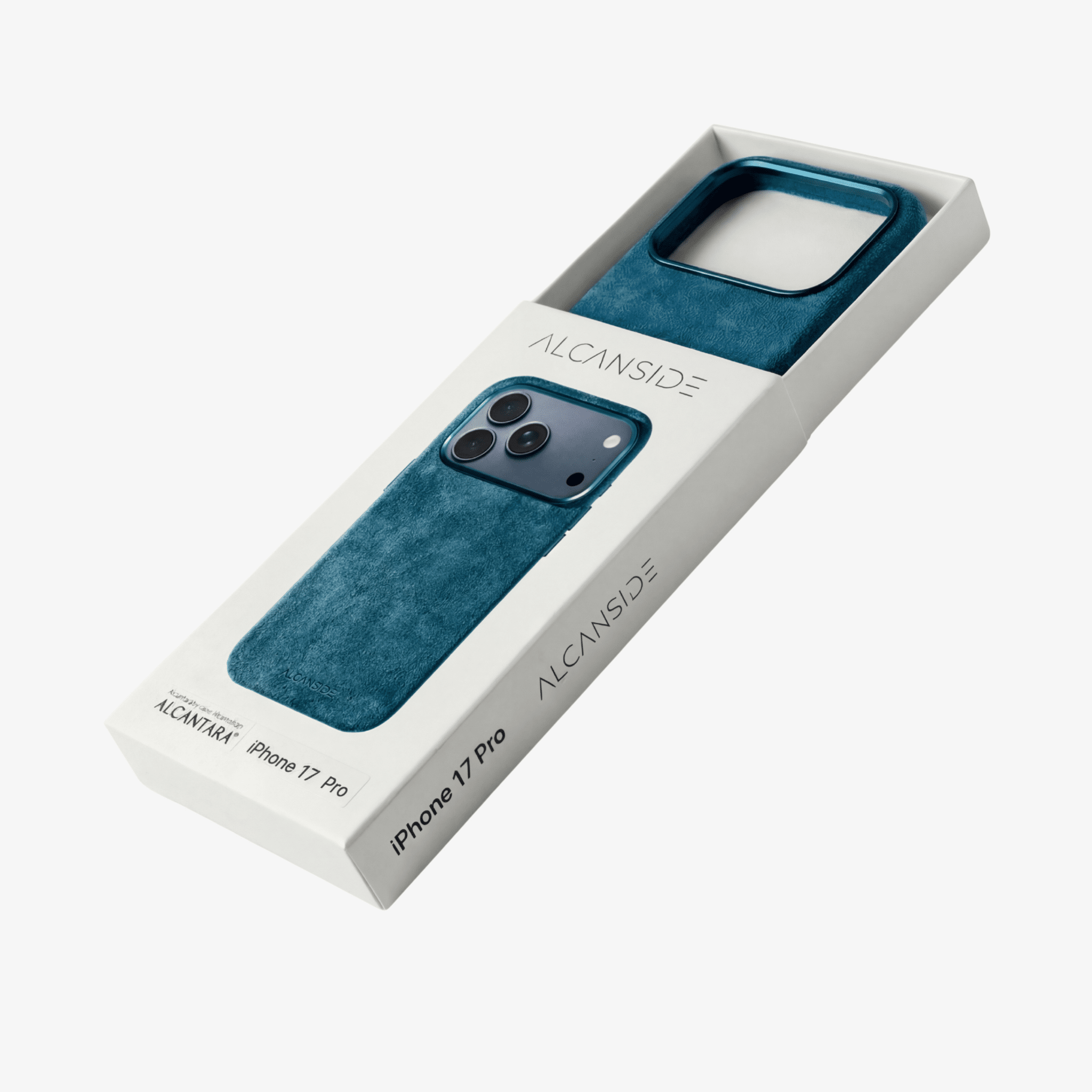 iPhone 17 Pro Max - Alcantara Case - Ocean Blue - Alcanside