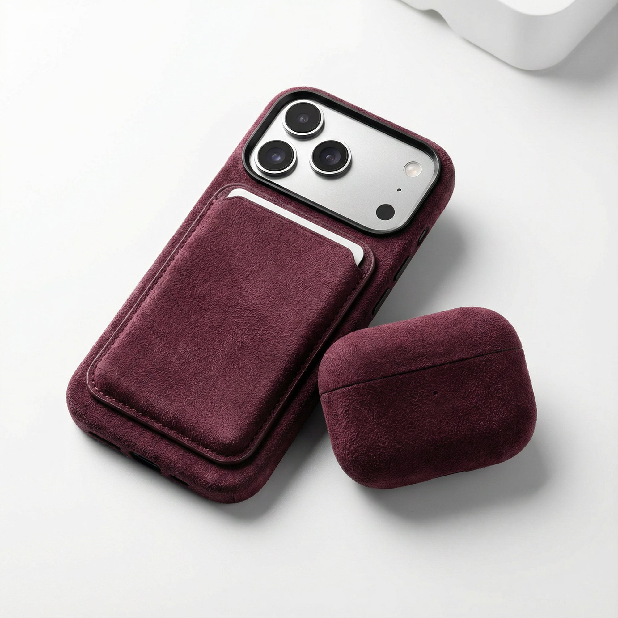 iPhone 17 Pro Max - Alcantara Case - Wine Red - Alcanside