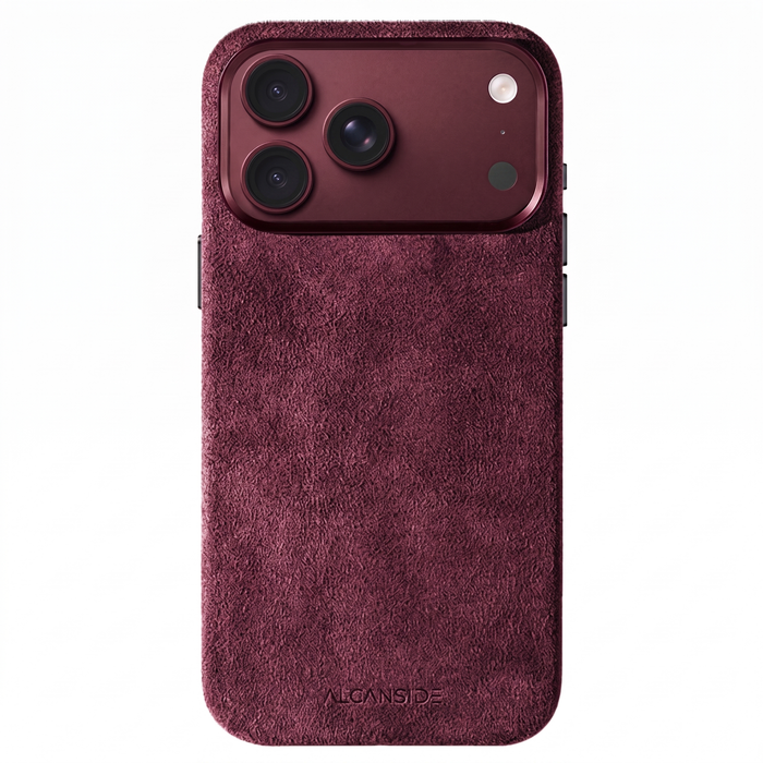 iPhone 18 Pro Max - Alcantara Case - Wine Red