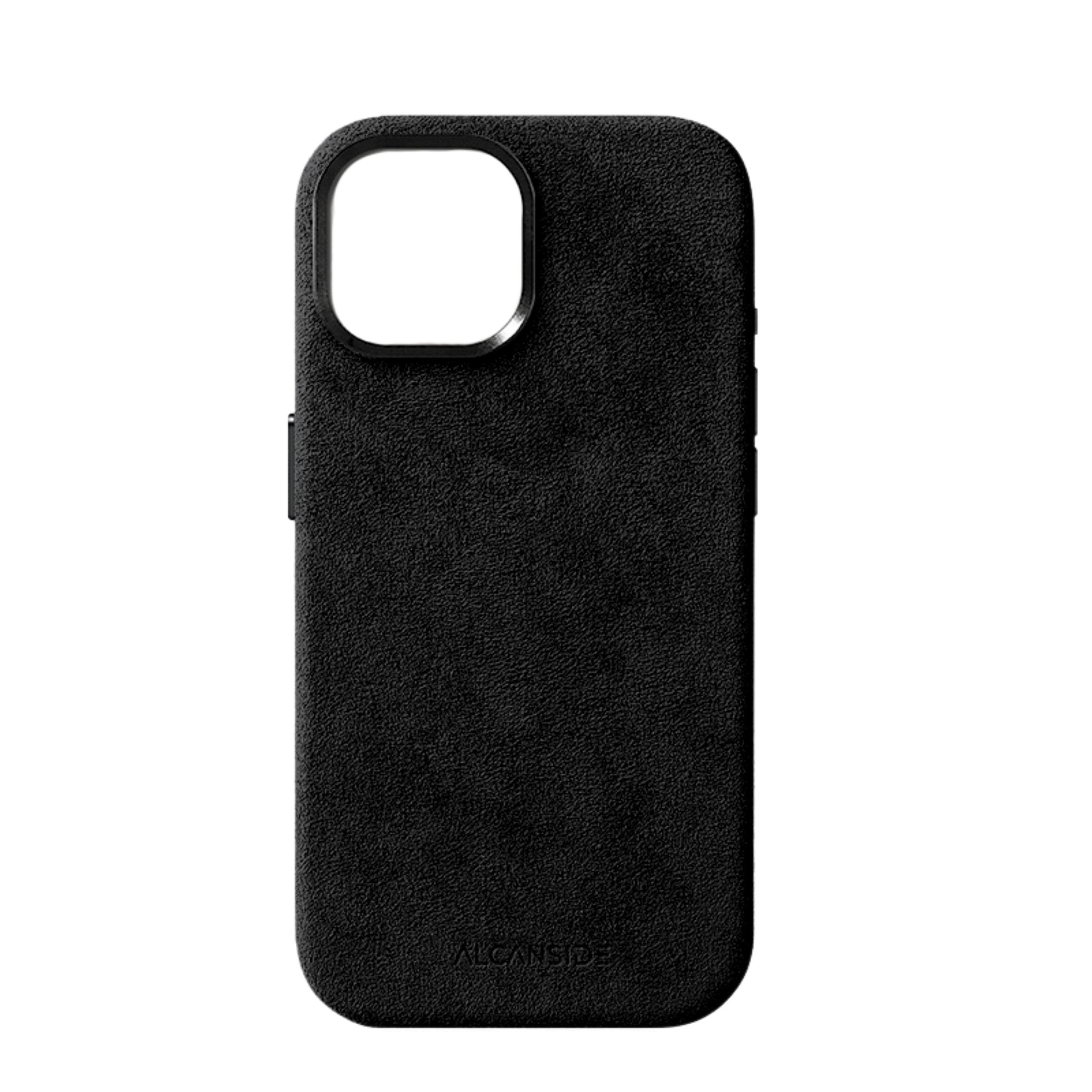 iPhone Alcantara Case - Deep Black - Alcanside