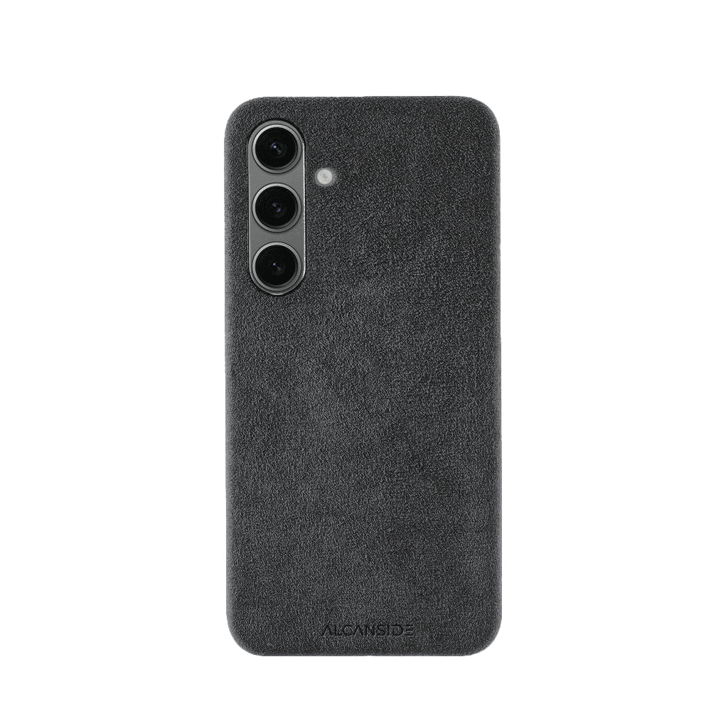 Samsung Galaxy S25 - Alcantara Case - Space Grey - Alcanside
