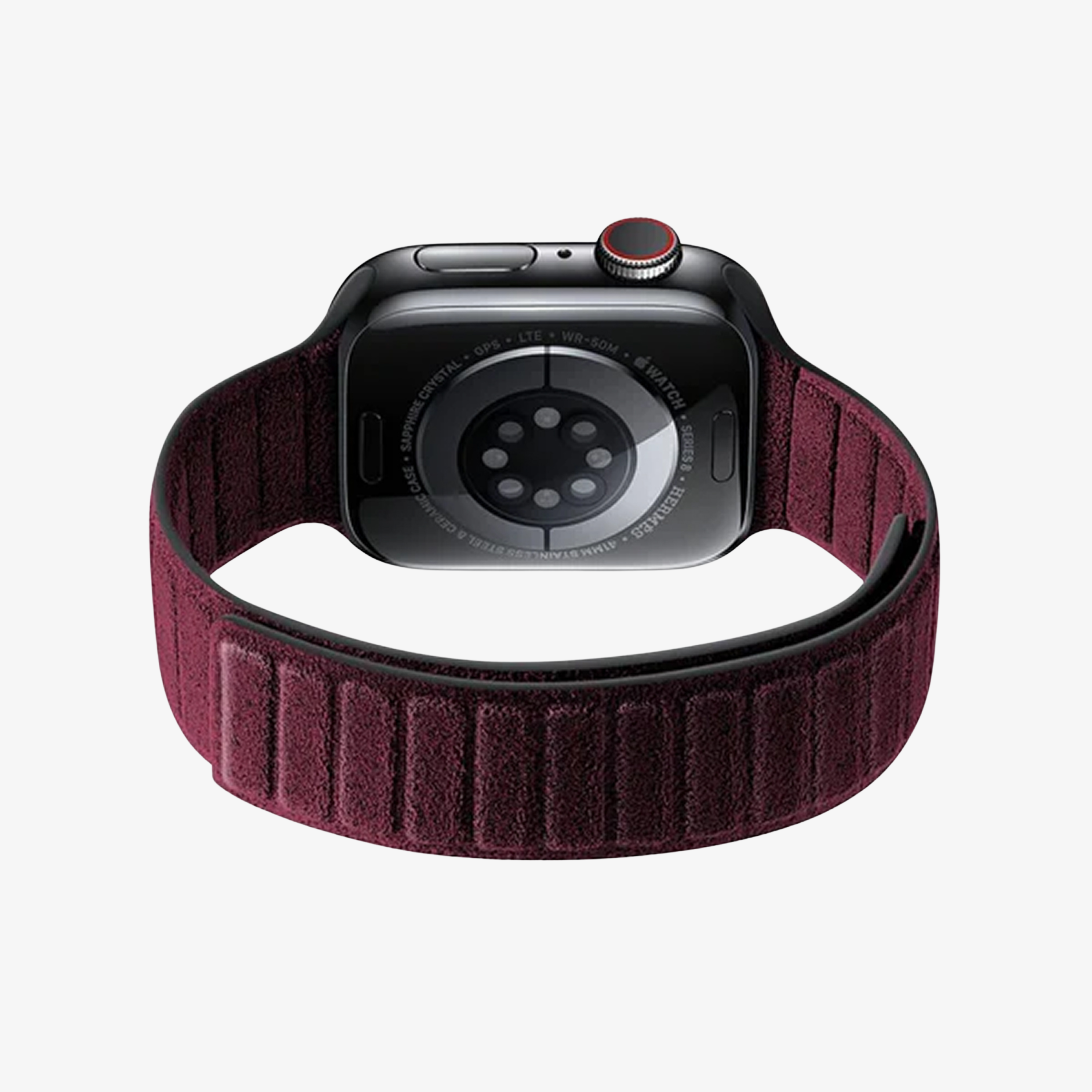 Alcantara Apple Watch Armband - Rot - 38/40/41mm