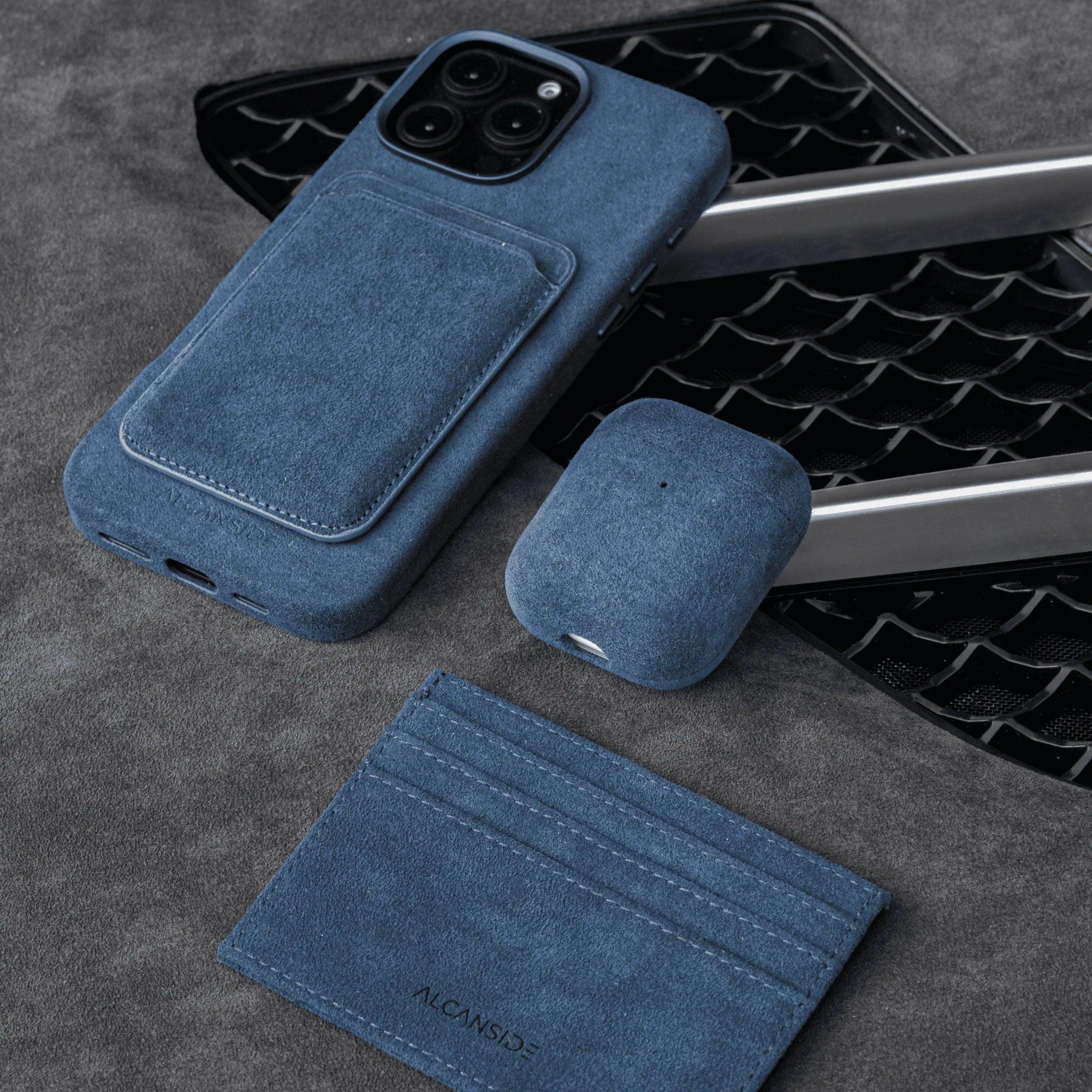 iPhone 16 Pro - Alcantara Case - Ocean blue