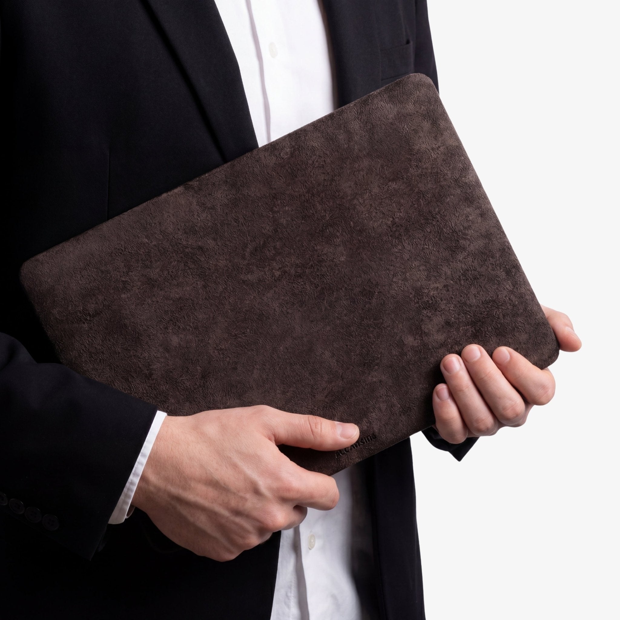 Alcantara MacBook Pro & Pro Max Cover - For 16 inch (2021 - 2024) - Chocolate Brown - Alcanside
