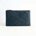 Alcantara Pouch - Navy Blue