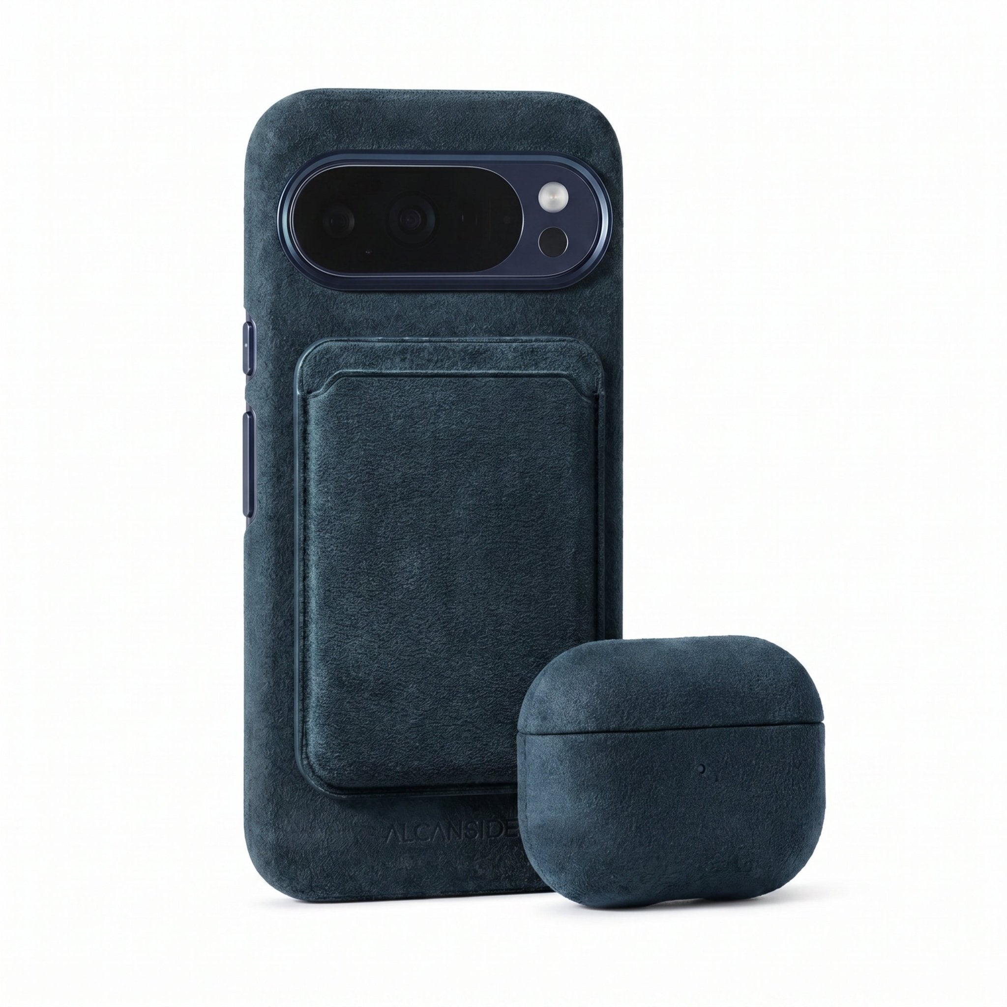 Google Pixel 10 Pro XL - Alcantara Case - Navy Blue - Alcanside