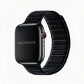 Alcantara Apple Watch Band - Deep Black - 42/44/45/46mm & Ultra (49mm)