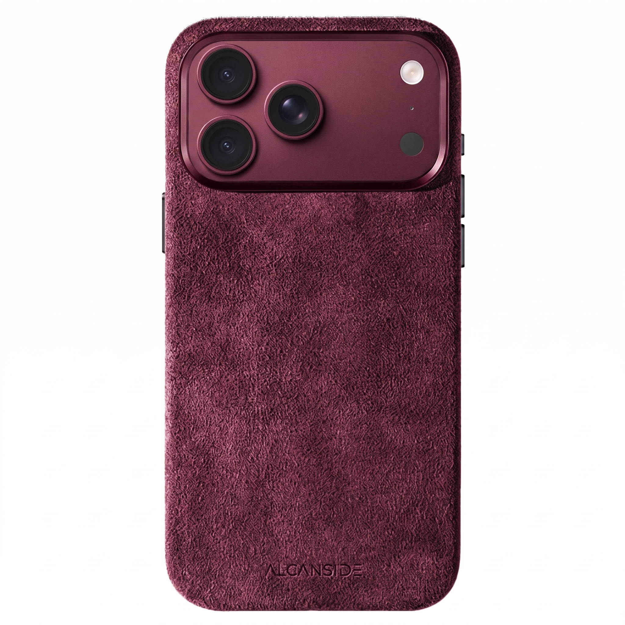 iPhone 18 Pro - Alcantara Case - Wine Red