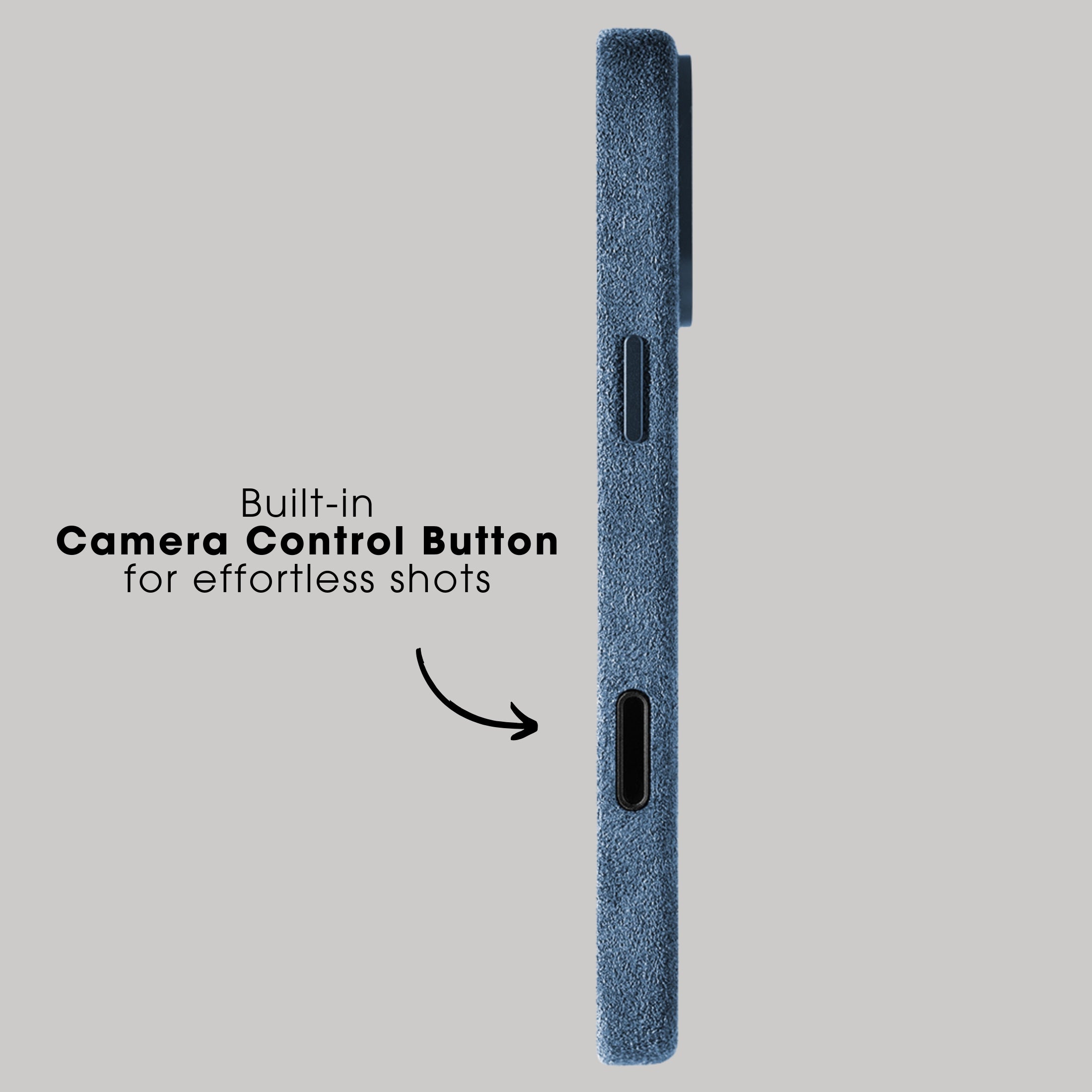 iPhone 17 Pro - Alcantara Case - Ocean Blue