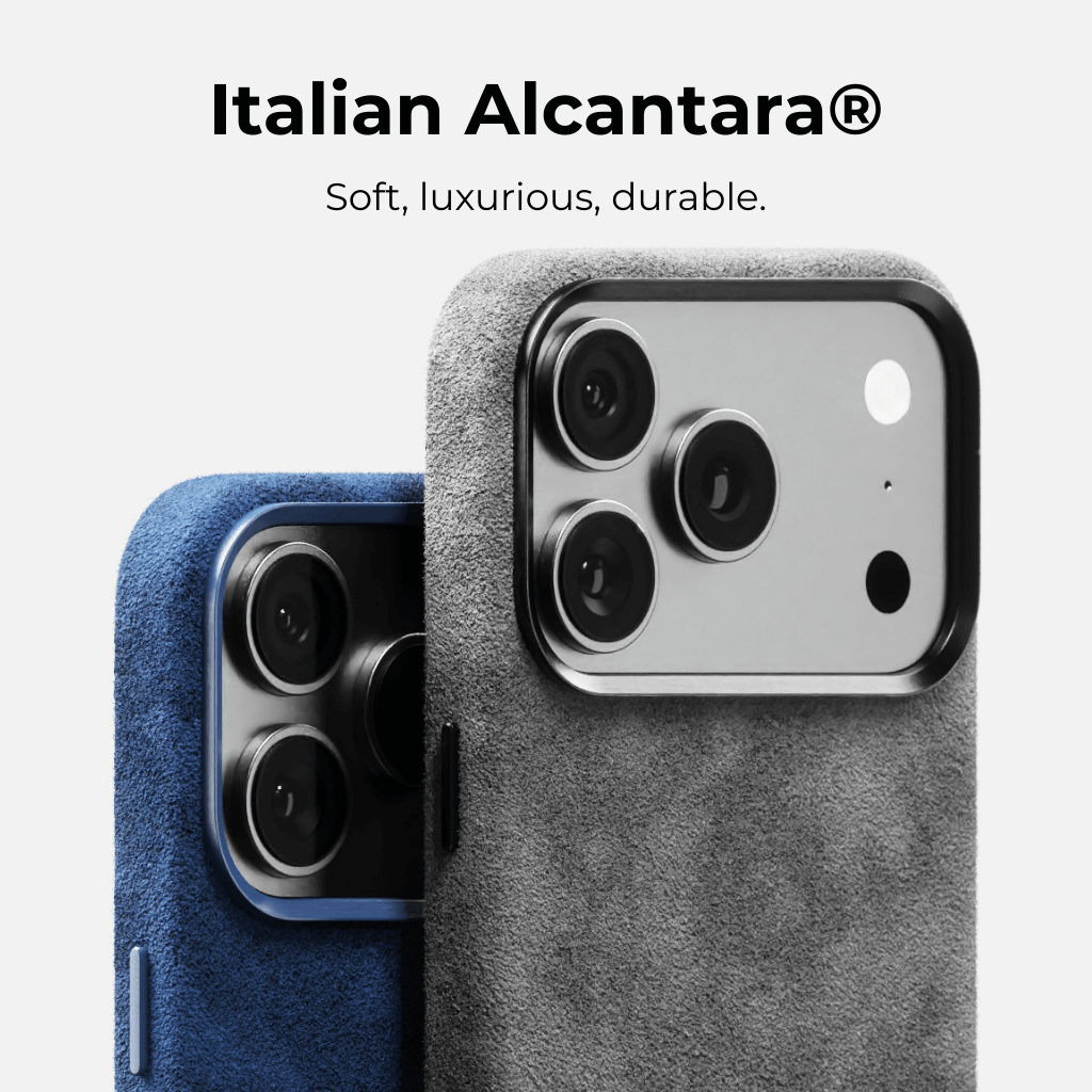iPhone 17 Pro Max - Alcantara Case - Nardo Gray