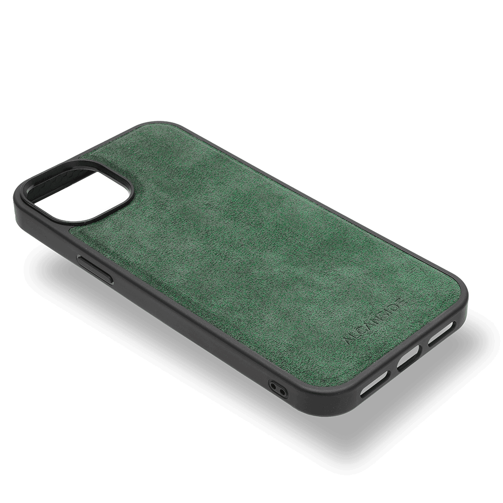 iPhone 13 - Alcantara Back Cover - Midnight Green - Alcanside