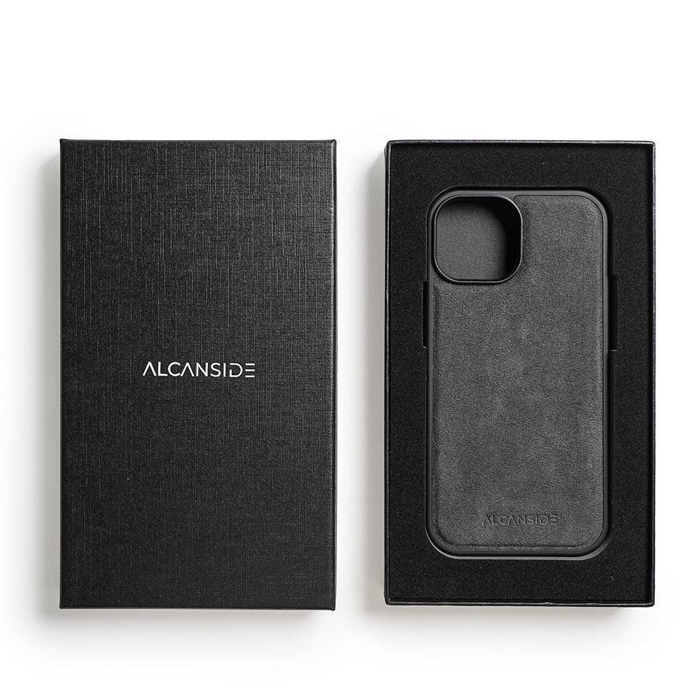 iPhone 15 - Alcantara Back Cover - Space Grey - Alcanside