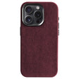 iPhone 15 Pro - Alcantara Case - Wine Red - Alcanside