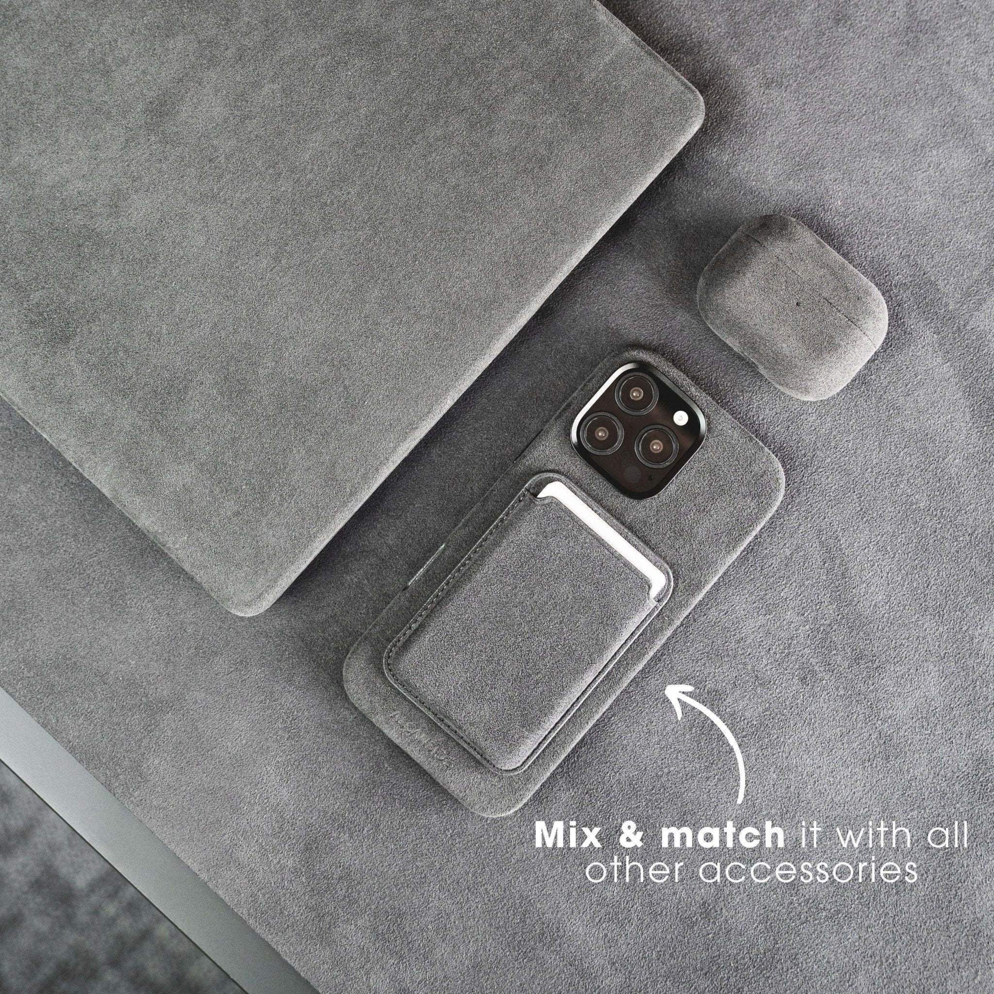 iPhone 16e - Alcantara Case - Space Grey - Alcanside