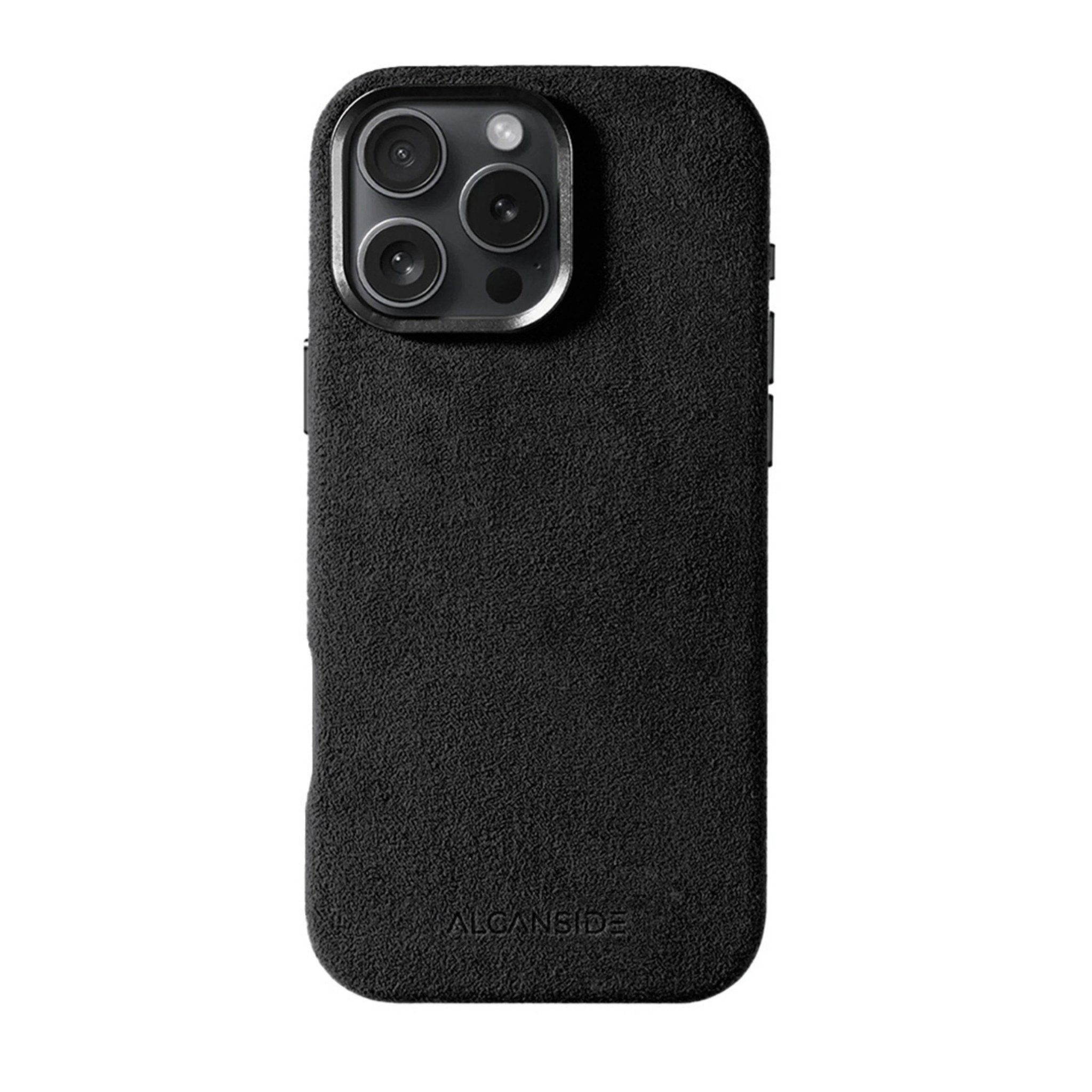 iPhone Alcantara Case - Deep Black - Alcanside