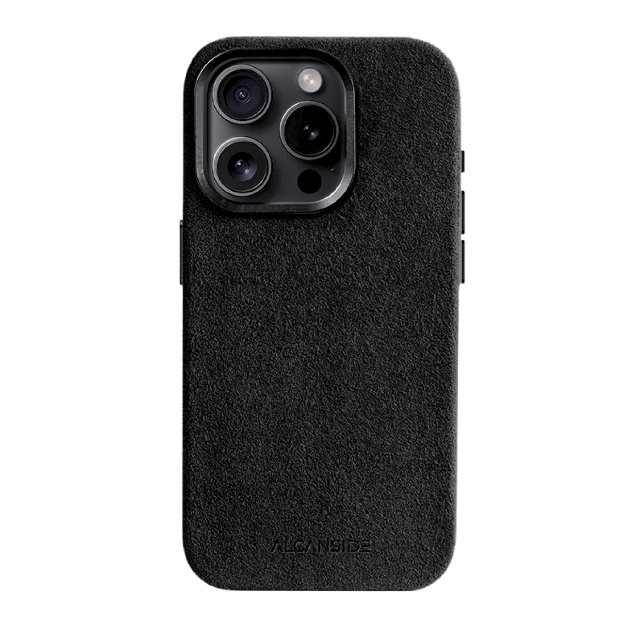 iPhone Alcantara Case - Deep Black - Alcanside