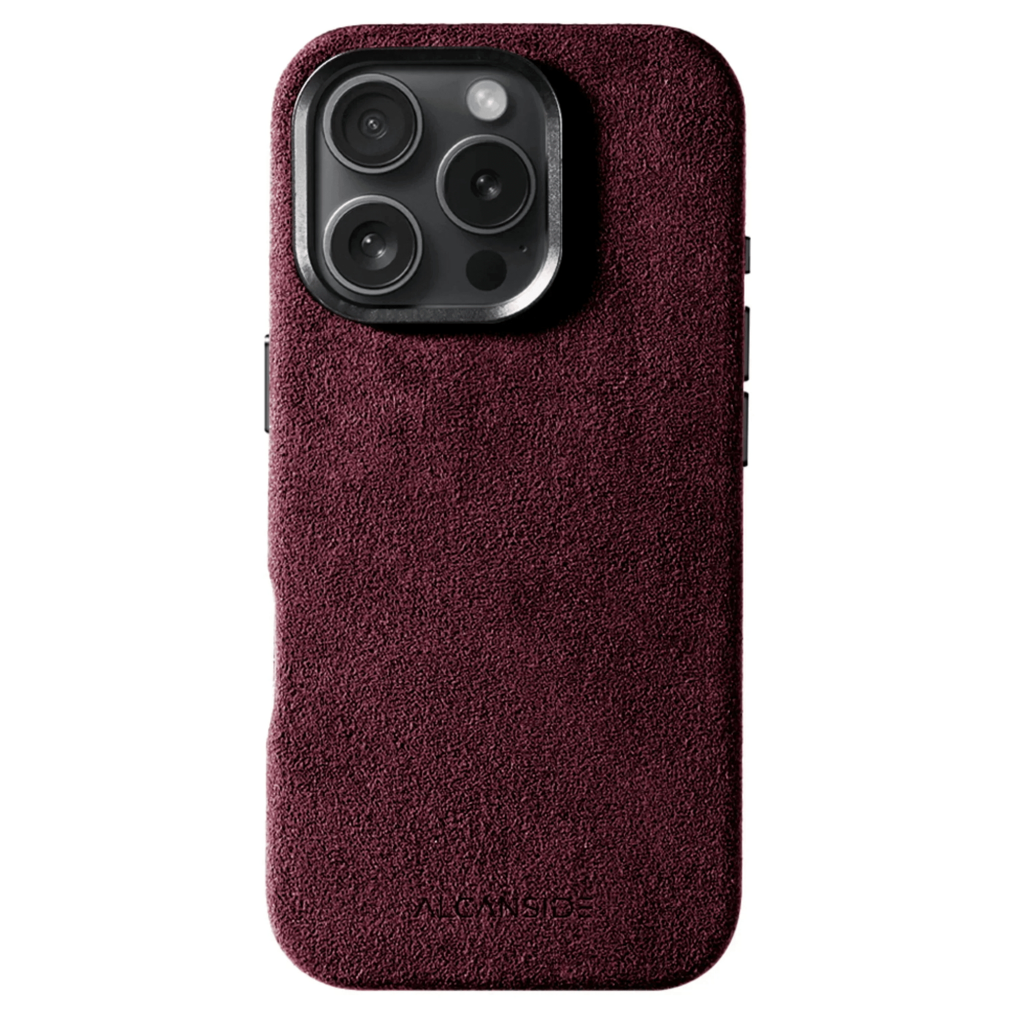 iPhone Alcantara Case - Wine Red - Alcanside