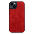iPhone 14 Plus - Alcantara Back Cover - Red - Alcanside